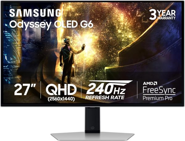 Samsung Gaming Monitor 27" Odyssey G6 G61SD OLED