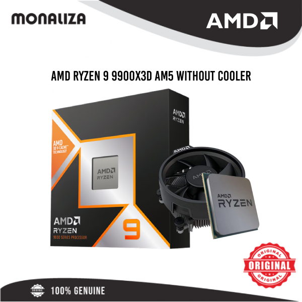 AMD Ryzen 9 9900X3D AM5 without Cooler