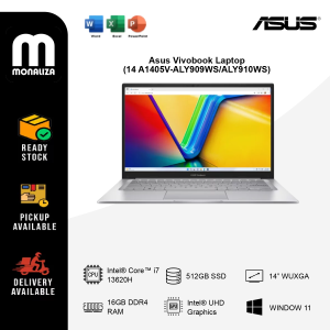 Asus Vivobook Laptop (14 A1405V-ALY909WS/ALY910WS) INTEL CORE I7-13620H | INTEL UHD GRAPHICS