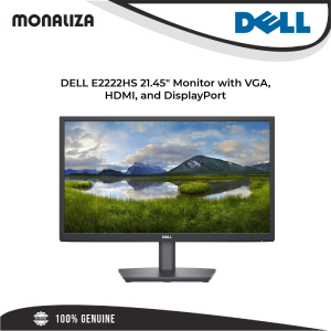 DELL E2222HS 21.45" Monitor with VGA, HDMI, and DisplayPort