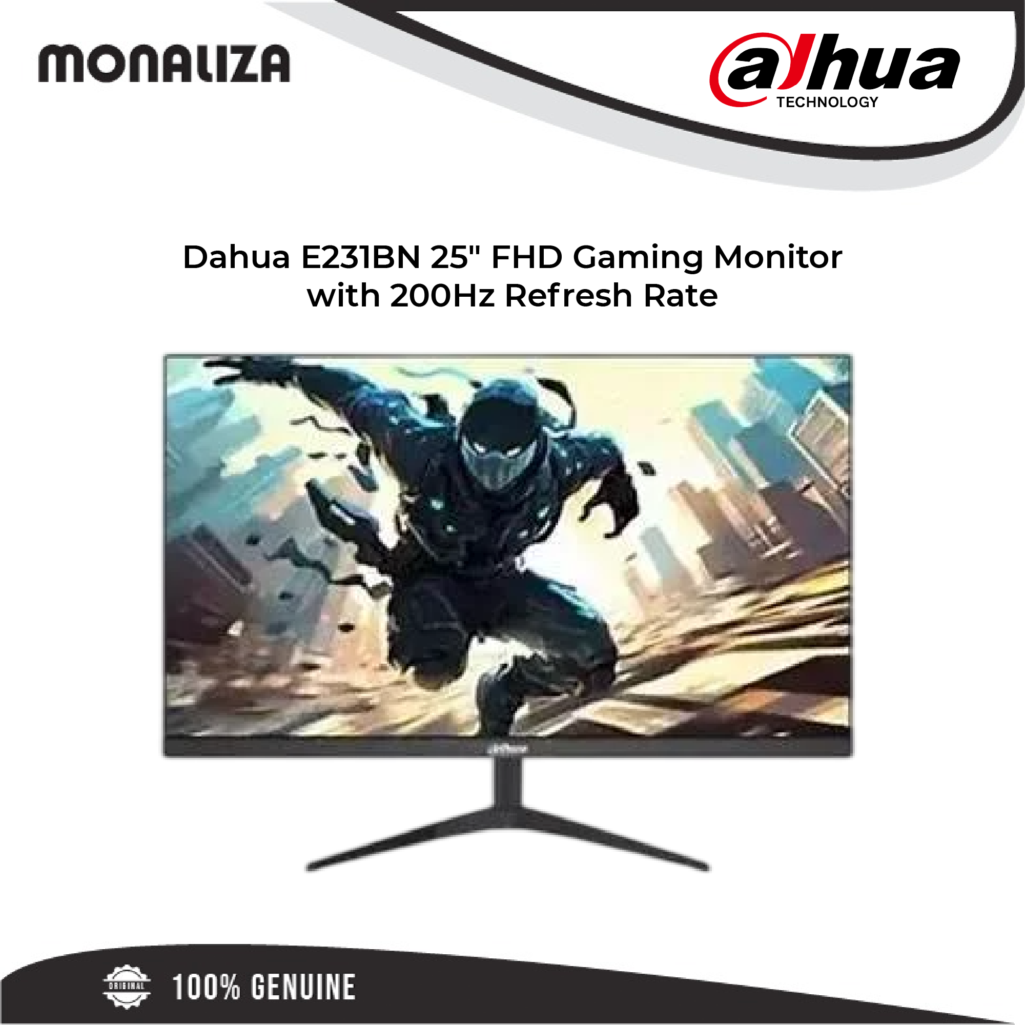Dahua E231BN 25" FHD Gaming Monitor with 200Hz Refresh Rate