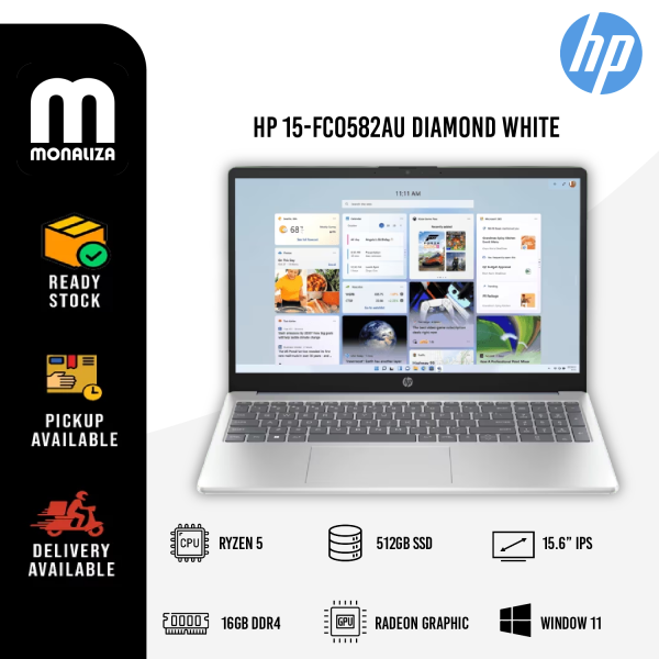 HP Laptop (15-FC0582AU) AMD Ryzen 5 7430U | AMD Radeon Graphics