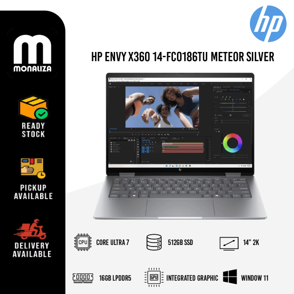 HP Envy X360 Laptop (14-FC0185TU/FC0186TU) Intel Core Ultra 7 155U | Intel Integrated Graphics - Image 2