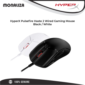 HyperX Pulsefire Haste 2 Wired Gaming Mouse Black / White