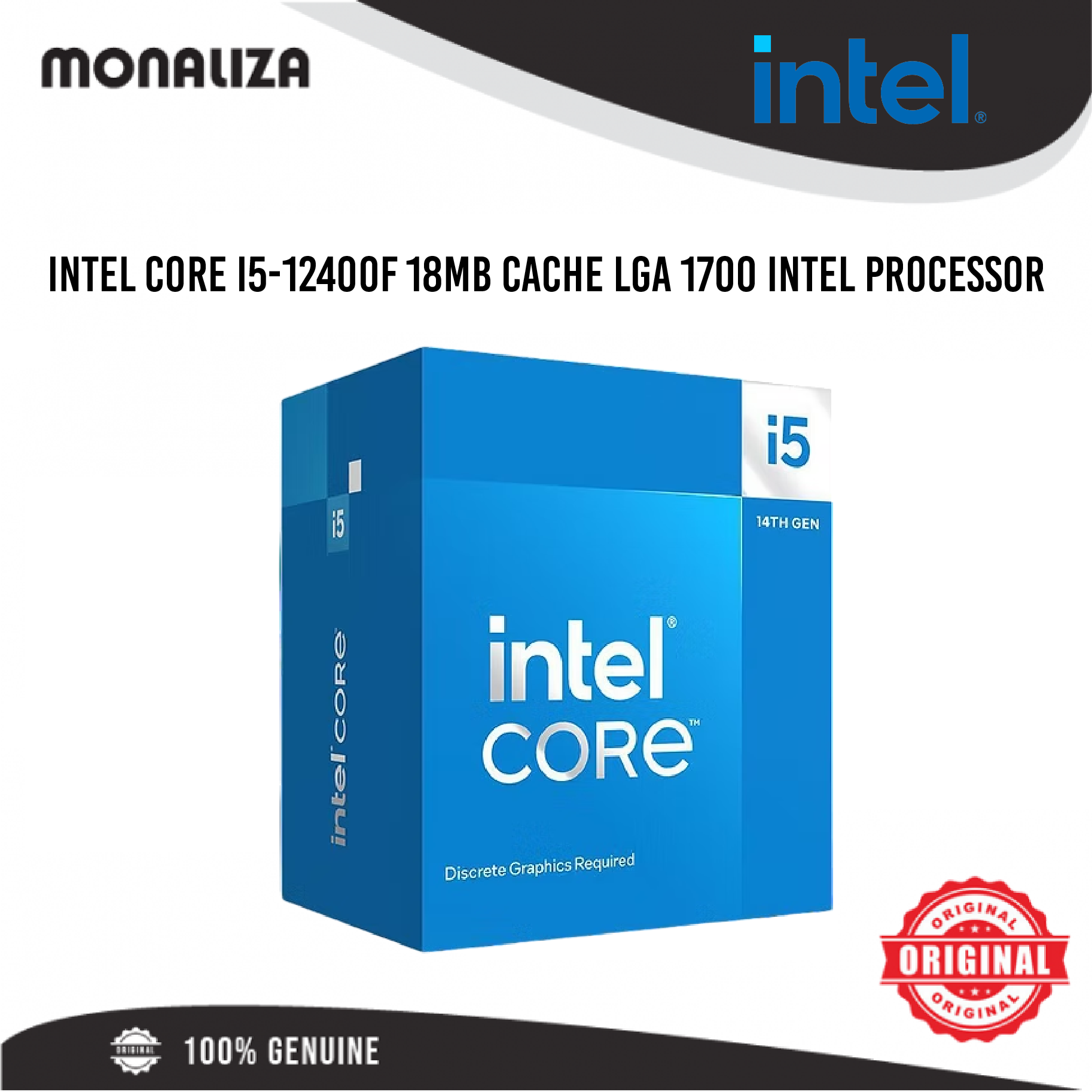 Intel Core i5-12400 LGA 1700 Processor - Monaliza