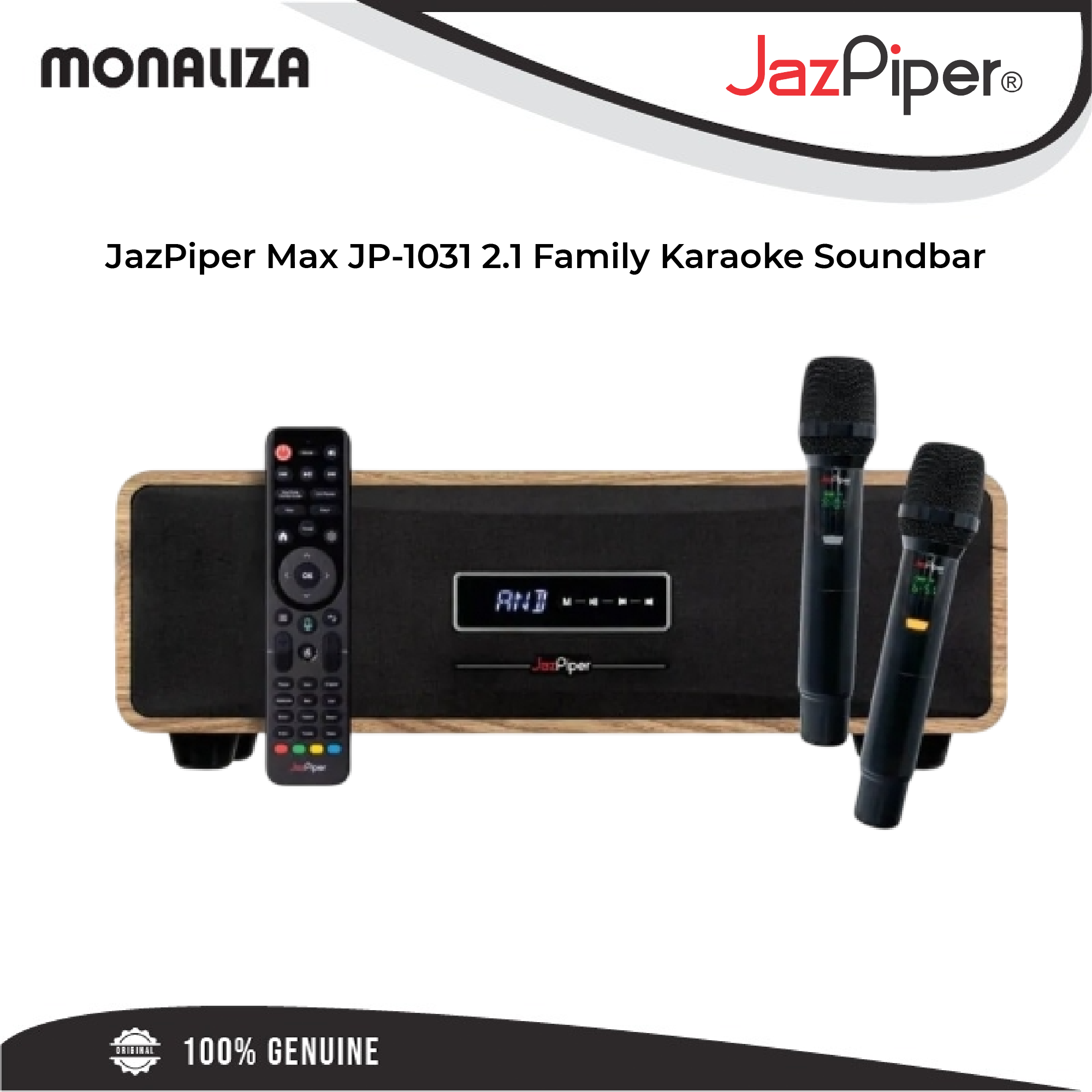 JazPiper Max JP-1031 2.1 Family Karaoke Soundbar