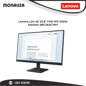 Lenovo L24-4E 23.8" FHD IPS 100Hz Monitor 68C2KAC1MY