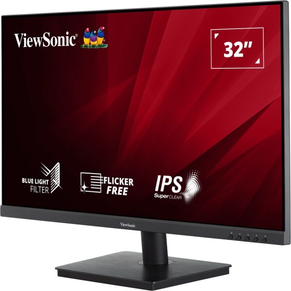 ViewSonic VA3209 32-Inch QHD (2560x1440) 75Hz Monitor with HDR10 & SuperClear IPS Panel