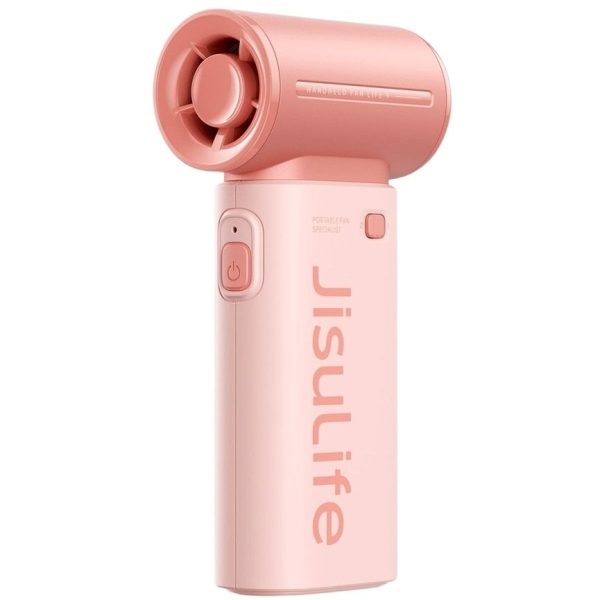 JISULIFE Handheld Fan LIFE 9 – Black / Light Grey / Mint Green / Pink - Image 3