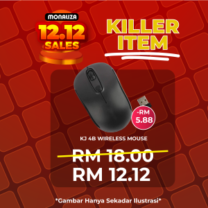 [ PROMOSI 12.12 ] KJ 4B Wireless Mouse