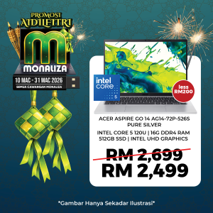 Acer AS GO Laptop 14 AG14-72P-526S | Intel® Core™ 5 120U | 16GB DDR4 | 512GB Gen4 SSD