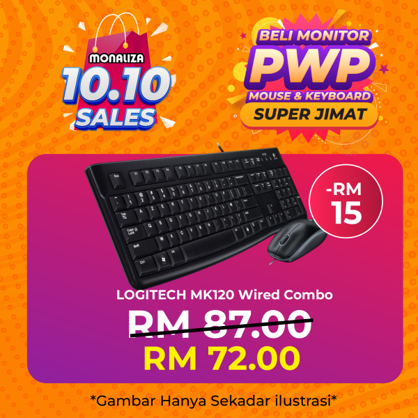 [PWP] SUPER JIMAT BELI MONITOR PWP MOUSE & KEYBOARD COMBO