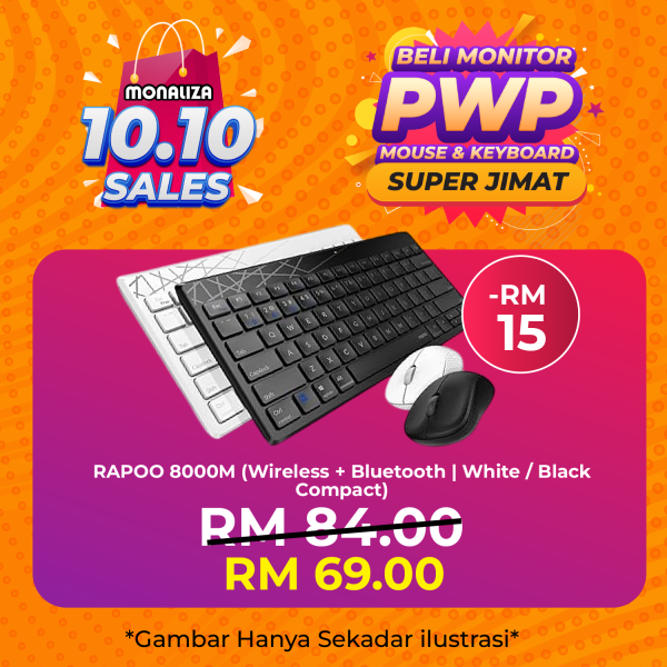 [PWP] SUPER JIMAT BELI MONITOR PWP MOUSE & KEYBOARD COMBO