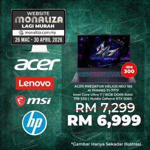 Acer Predator Helios Neo 16S PHN16S-71-77TF | 250 Hz OLED | Core Ultra 7 255HX | GeForce RTX 5060 8GB | 1TB SSD