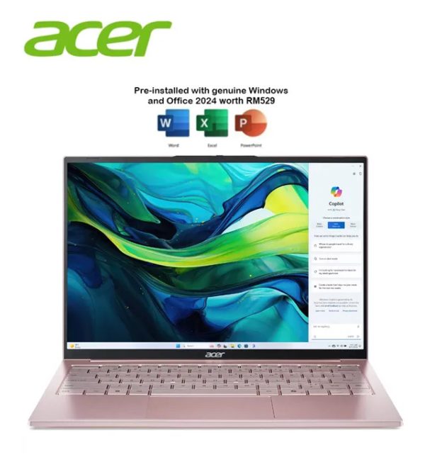 Acer Swift Lite Laptop 14 SFL14-54M-51GA Nude Pink (NX.DB8SM.002)