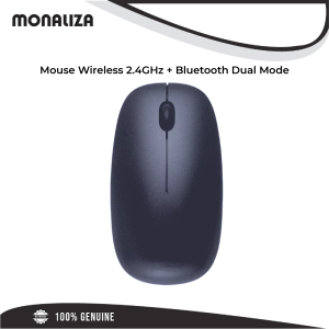 Mouse Wireless 2.4GHz + Bluetooth Dual Mode