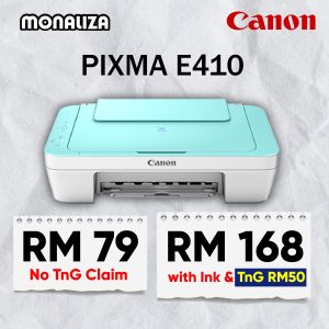 Canon Printer Pixma E410 - Print,Scan & Copy (NO INK) FREE
