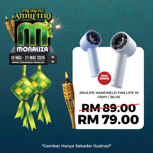 Jisulife Handheld Fan LIFE 10 – Grey / Blue