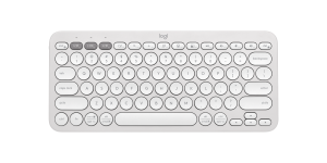 Logitech Pebble Keys 2 K380s Wireless Keyboard – Tonal White/Tonal Rose