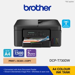 Brother InkTank DCP-T730DW All-in-One Duplex Printer with ADF