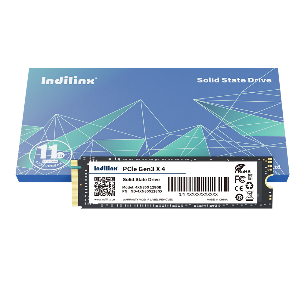 Indilinx 4XN80 256GB M.2 NVMe PCIe Gen3x4 SSD