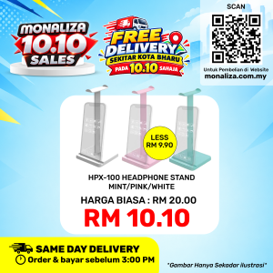 [ PROMOSI 10.10 ] Hpx-100 Headphone Stand – Mint / Pink / White