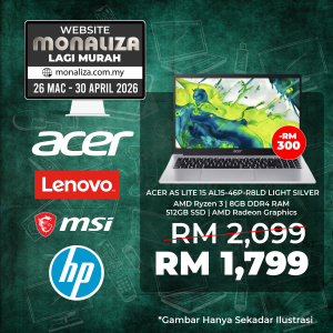 Acer AS Lite 15 Laptop AL15-46P-R8LD | AMD Ryzen™ 3 5400U | 8GB DDR4 | 512GB PCIe NVMe Gen4 SSD | 15.6" FHD | Light Silver