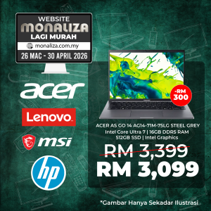 Acer AS Go 14 Laptop AG14‑71M‑75LG | Intel® Core™ Ultra 7 155H | 16GB DDR5 | 512GB SSD | Steel Grey