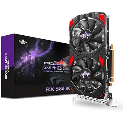 Aisurix AMD Radeon RX 580 2048SP 8GB GDDR5 256-bit Graphics Card