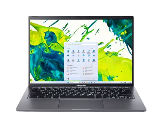 Acer AS Lite 15 Laptop AL15‑33P‑C9WF | Intel® N150 | 8GB DDR5 | 512GB PCIe NVMe Gen4 SSD | 15.6" FHD IPS | Light Silver