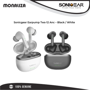 Sonicgear Earpump Tws-12 Anc – Black / White