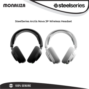 SteelSeries Arctis Nova 3P Wireless Headset - Black/White