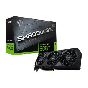 MSI GeForce RTX 5080 Shadow 3X 16GB GDDR7 Graphics Card
