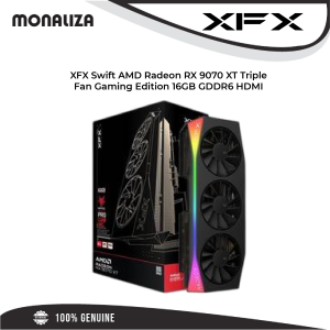 XFX Swift AMD Radeon RX 9070 XT Triple Fan Gaming Edition 16GB GDDR6 HDMI