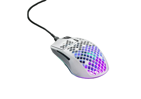 SteelSeries Aerox 3 Wired Snow White IP54 Ultra Lightweight Super-Fast Mouse