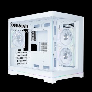Tecware VXN Glow M TG mATX Case (3× ARGB Fans) – White