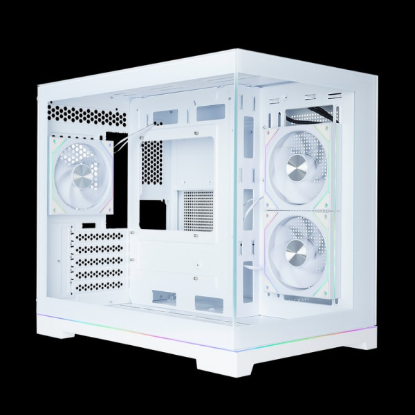 Tecware VXN Glow M TG mATX Case (3× ARGB Fans) – White