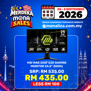 MSI MAG 255F E20 24.5″ FHD 200Hz Gaming Monitor