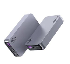 Ugreen Nexode Pro 65W (2X Usb-C & 1X Usb-A) Worldwide Travel Gan Ultra-Slim Fast Charger