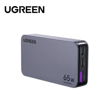 Ugreen Nexode Pro 65W (2X Usb-C & 1X Usb-A) Worldwide Travel Gan Ultra-Slim Fast Charger - Image 3