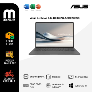 Asus Zenbook A14 UX3407Q-ASB0228WS Iceland Gray