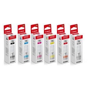 Canon GI-73  Ink Bottle (60ml) G570/G670 - Black/Cyan/Grey/Magenta/Red/Yellow