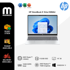 HP OmniBook 5 16-bc1009AU 16" 2K Laptop Glacier Silver