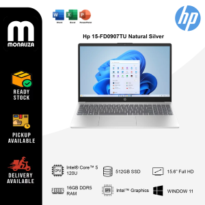 Hp 15-FD0907TU Natural Silver