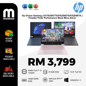 Hp Victus Gaming (15-FA2547TX/FA2548TX/FA2549TX ) -Powder Pink| Perfomance Blue| Mica Silver