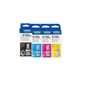 Brother BTD100BK Ink Bottle - Black/Cyan/Magenta/Yellow