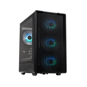 Tecware Aero M TG mATX Case (4× ARGB Fans) – Black / White