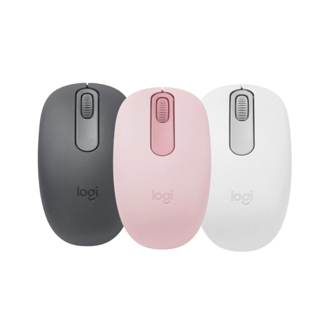 Logitech M196 Bluetooth Mouse - Graphite/Rose/White