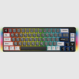 Fantech W-MK919 Atom / Atom Pro 66 Wireless Gaming Keyboard – Grey / Black (Red / Blue Switch)