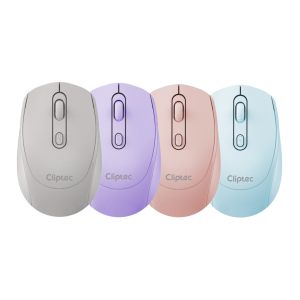 Cliptec Rzs648 Dual Mode 1600Dpi Rechargeable Silent Wireless Mouse - Spring Blue/Summer Pink/Autumn Purple/Winter Grey